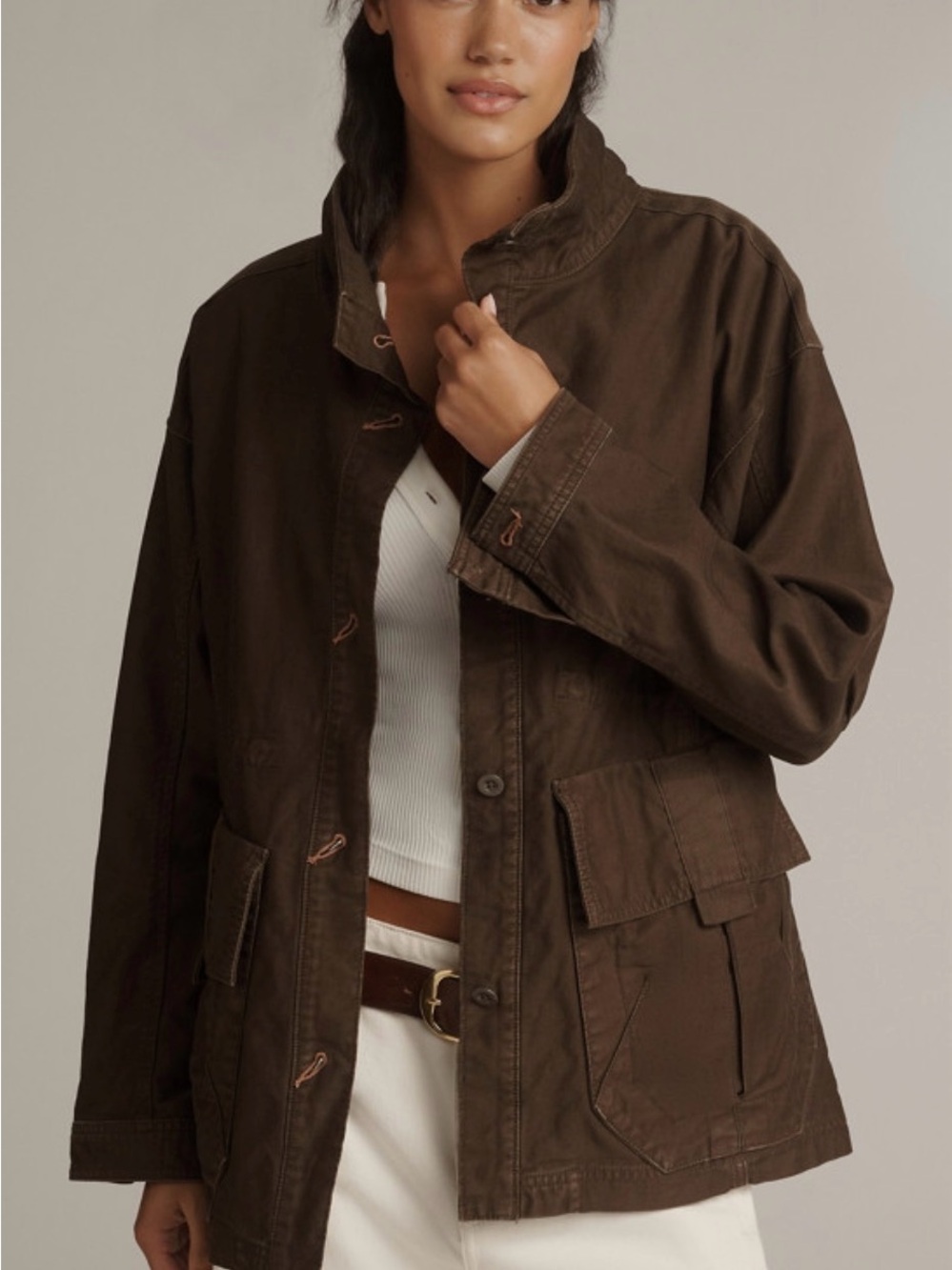 NWT Pilcro Surplus Cinch-Waist Jacket